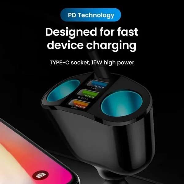 66w-3usb-Dual-Auto-Zigaretten-anz-nder-pd-qc-3-0-Auto-ladeger-t-12V-24V.jpg_ (3)